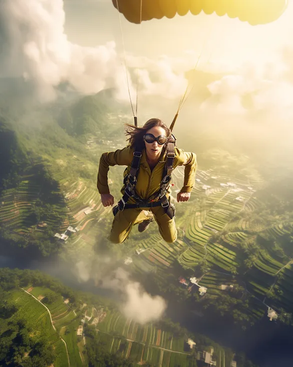 Dry Season April October Skydiving Karimunjawa Clear Skies Calm Winds